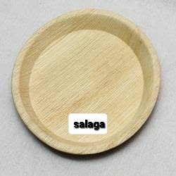 salaga areca leaf plate plain